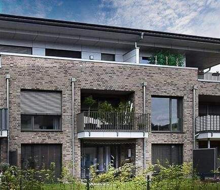 Terrassenansicht - Neubau- Eigentumswohnungen in zentraler Lage von Versmold ***2682