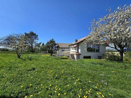 Rückansicht 2 - Einfamilienhaus mit Charme & traumhaftem Naturgrundstück - Wohnen mit Weitblick nahe Luxemburg!!!