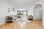 WOHNZIMMER (visualisiert) - 4 Zimmer Etagenwohnung zum Kaufen in Frankfurt am Main