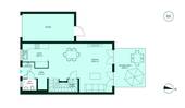 Grundriss Erdgeschoss vom Reihenendhaus 001 - 