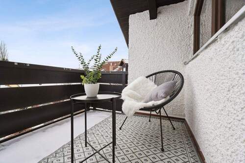 Der Balkon mit Bergblick - 