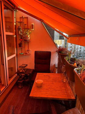 Terrasse_Küche - Etagenwohnung mit 119,00 m&sup2; in Berlin zum Kaufen