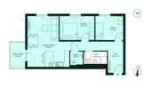 Grundriss der Eigentumswohnung WE084 - 