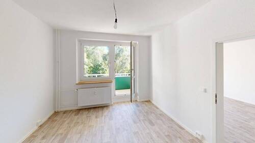 Schlafzimmer Vergleichswohnung - In begrünter Wohnlage gelegene 2-Raum-Balkonwohnung