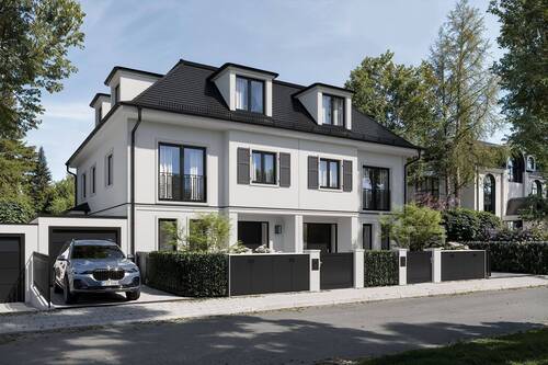 OR27 - Straßenansicht - 6 Zimmer Doppelhaushälfte zum Kaufen in München
