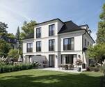 OR27 - Gartenansicht - 6 Zimmer Doppelhaushälfte in München