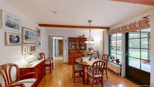 Essbereich mit Blick in den Garten - 4 Zimmer Einfamilienhaus in Hamm