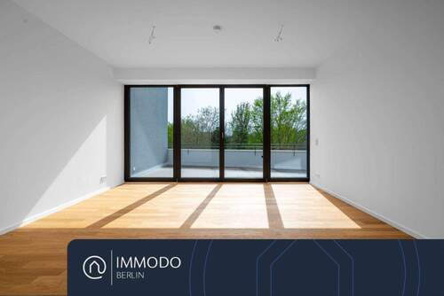 Wohnzimmer - ?? Neubau Traum in Top Lage - hochwertige 3 Zimmer Wohnung mit sonnigen SW Balkon & Aufzug