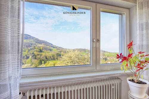 ...mit Postkartenausblick - 