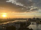 Skyline im Sonnenuntergang - 