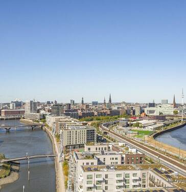 Aussicht - HafenCity Heights. - 2.300.000,00 EUR Kaufpreis, ca.  126,00 m² Wohnfläche