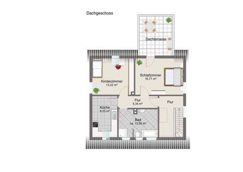 Dachgschoss - 