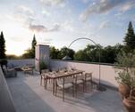 FR09 - Dachterrasse - NEUBAU: Moderne DG-Wohnung mit 4,5 Zimmer und Dachterrasse über Dachausstieg
