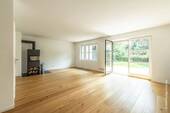 Blick vom Essplatz zum Garten - 