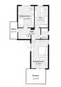 Grundriss Obergeschoss Wohnhaus - 