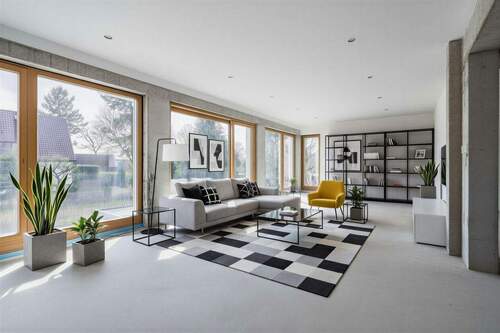 Wohnzimmer - Barrierefreie Etagenwohnung mit Balkon