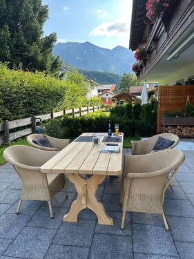 Terrasse - 2 Zimmer Etagenwohnung in Inzell