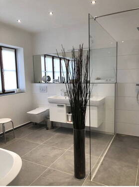 Große begehbare Dusche - 