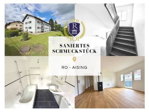 Titelbild - Sanierte Altbauwohnung im Erdgeschoss in Rosenheim-Aising - sofort bezugsfrei