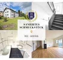 Sanierte Altbauwohnung im Erdgeschoss in Rosenheim-Aising - sofort bezugsfrei