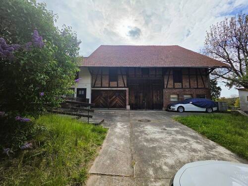 Ansicht Scheune - Mehrfamilienhaus, Wohnhaus mit 188,00 m&sup2; in Meißner / Germerode zum Kaufen