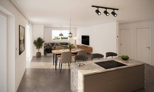 Wohnen-Essen-Kochen.jpg - 3 Zimmer Etagenwohnung zum Kaufen in Poppenhausen