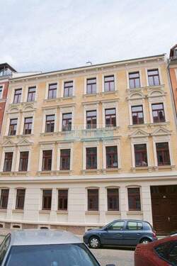 Hausfront - Etagenwohnung mit 51,50 m² in Leipzig zum Kaufen