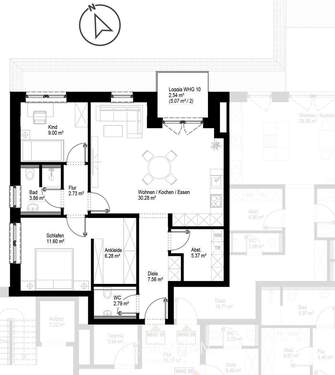 Obergeschoss-WHG10 - 