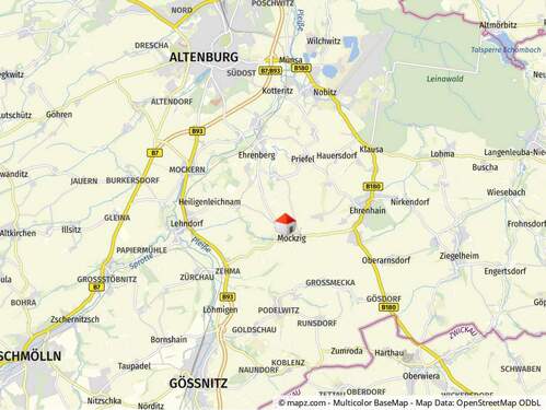 Geolyzer Kartenausschnitt - 