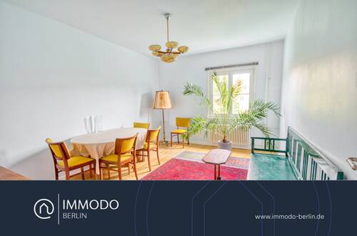Wohnzimmer - ?? Ruhige 2-Zimmer-Wohnung am Stadtpark Steglitz - mit sonnigem Balkon & grünem Ausblick