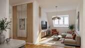 Visualisierung: Wohnbereich - Etagenwohnung mit 117,80 m&sup2; in Berlin zum Kaufen