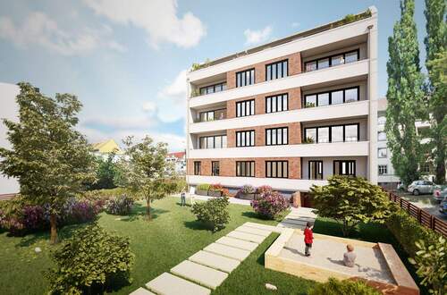 Visualisierung Hofansicht - Grundstück zum Kaufen in Leipzig