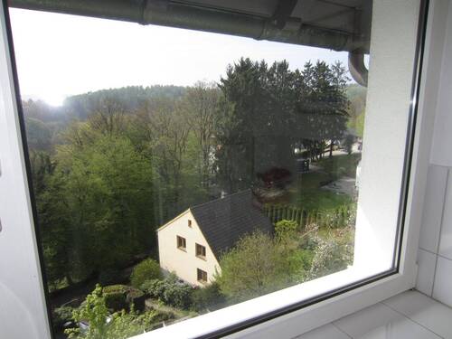 BLICK AUS DEM BADEZIMMERFENSTER - 