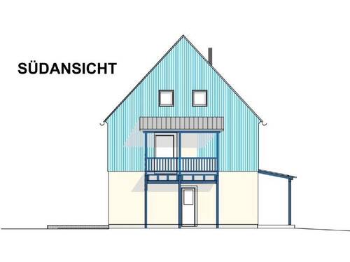 Zeichnung Südansicht - 