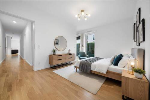 SCHLAFZIMMER - Terrassenwohnung mit 124,00 m² in Frankfurt am Main zum Kaufen