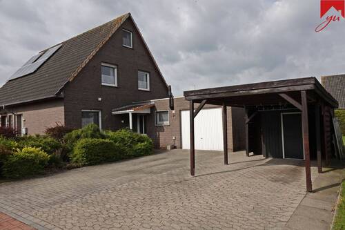 Doppelhaushälfte in Westerbur - Doppelhaushälfte mit 2 Wohneinheiten im küstennahen und gemütlichen Warfendorf Westerbur