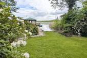 Ausblick auf den Ziestsee - Wassergrundstück mit Einfamilienhaus, Gartenhaus und Bootssteg - Erbbaurecht