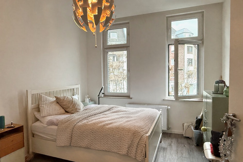 Schlafzimmer - 2 Zimmer Etagenwohnung in Düsseldorf