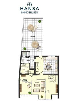 untere Etage - Etagenwohnung mit 110,00 m&sup2; in Siegen zum Kaufen