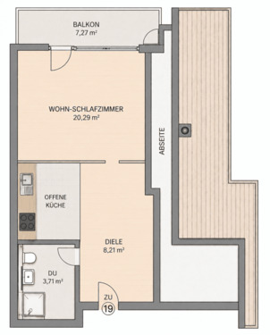 Dachwohnung - 