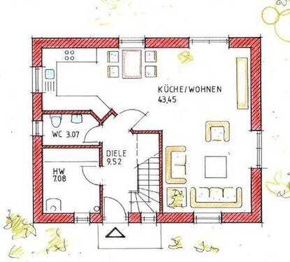 Erdgeschoss_FÖRDE MASSIV HAUS - 4 Zimmer Einfamilienhaus zum Kaufen in Kiel