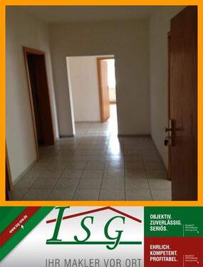 Flur - AB 01.06.2026 - 3-R Wohnung im 2. Obergeschoss mit 26m² Wohnzimmer, Laminat
