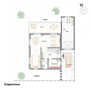 EG - 5 Zimmer Mehrfamilienhaus, Wohnhaus in Soest