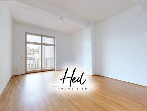 Ansicht - Moderne 2-Zimmer Wohnung mitten in der Leipziger Innenstadt I Fußbodenheizung I großer Balkon