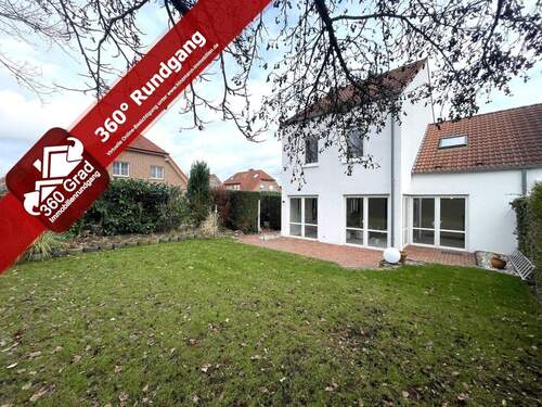 Blick aufs Haus - 'Das weiße Haus' - Anspruchsvolles Wohnen in Havixbeck