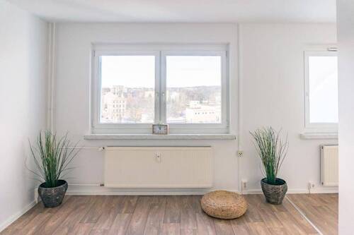 Wohnbereich Vergleichswohnung - Bezugsfertige Singlewohnung am Brühl-Boulevard