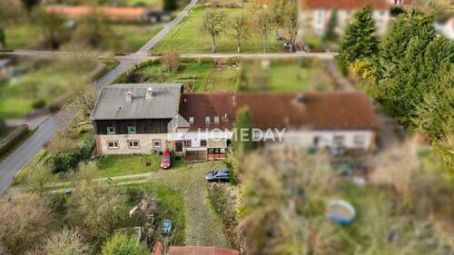 Außenansicht Drohne 6-1 - Reihenmittelhaus mit 120,00 m&sup2; in Klocksin zum Kaufen
