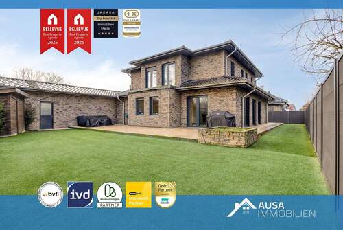 Hausansicht Gartenseite - Ein Haus zum Verlieben - 669.000,00&nbsp;EUR Kaufpreis, ca.&nbsp; 245,00&nbsp;m&sup2;&nbsp;Wohnfl&auml;che