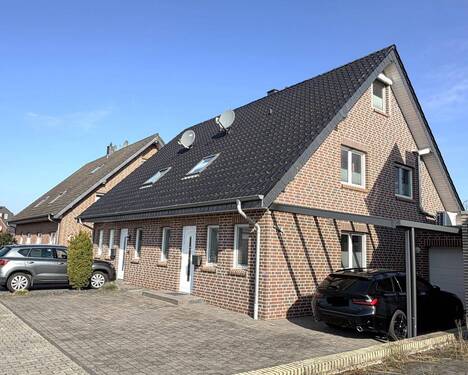 Seitenansicht - Doppelhaushälfte mit 126,20 m&sup2; in Emsdetten zum Kaufen