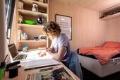 Wohnbereich - 1 Zimmer Etagenwohnung zur Miete in Hamburg